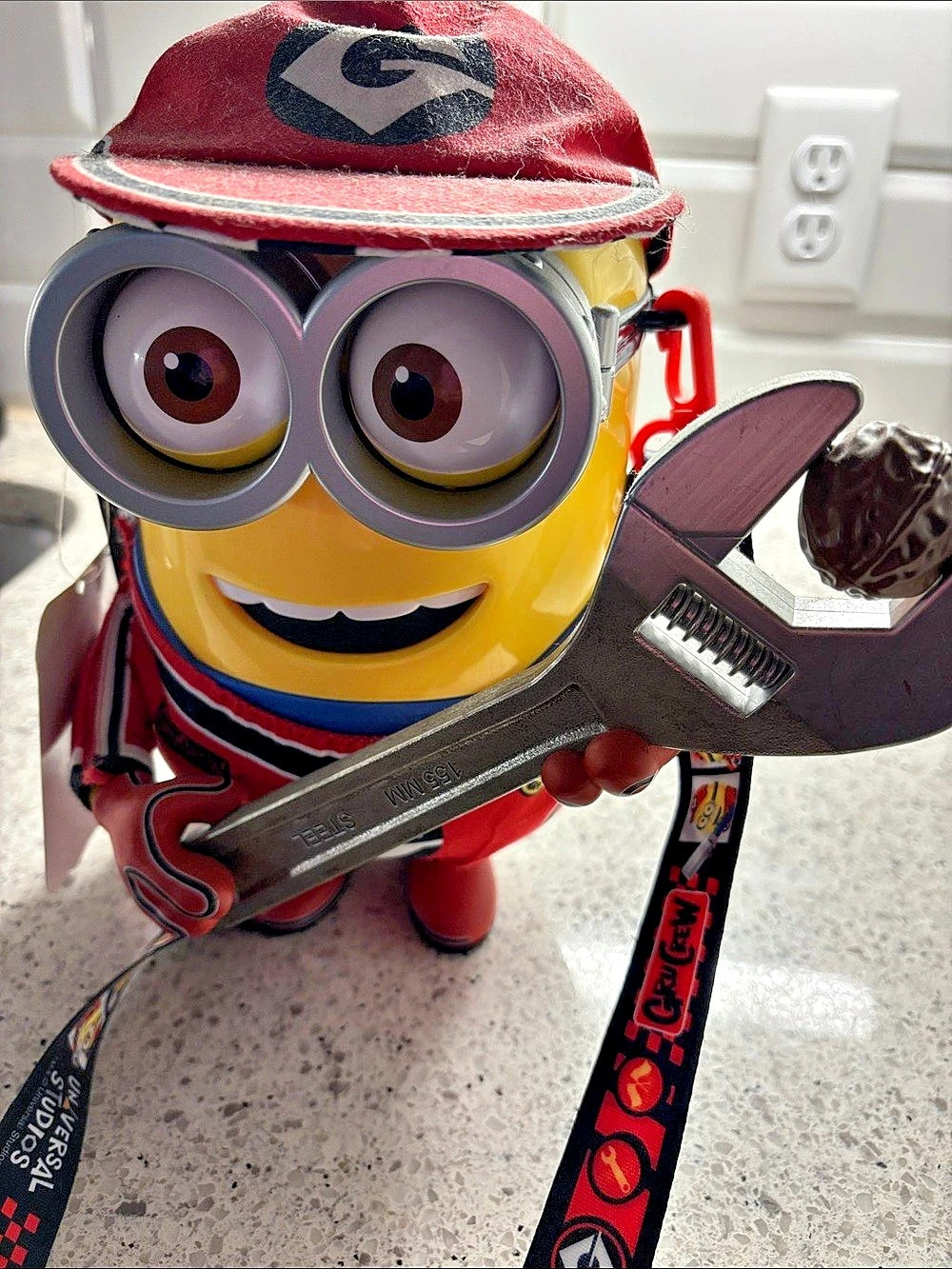 Universal Studios Despicable Me 4 Gru Crew Racing Minion Popcorn Bucket